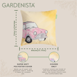 Summer Pastels Print Garden Scatter Cushion Cover - Austin - thumbnail 4