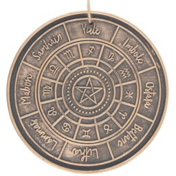 Bronze Wheel of the Year Hanging Terracotta Plaque - Bronze - thumbnail 3