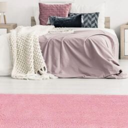 Snug Collection Shaggy Rug - Pink / 160x230cm - thumbnail 3