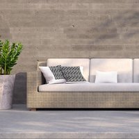 Tribal Pattern With Geometric Ornament Outdoor Cushion - Black / 60cm - image 1