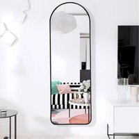 Arched Full Length Wall Mirror - Black - image 1