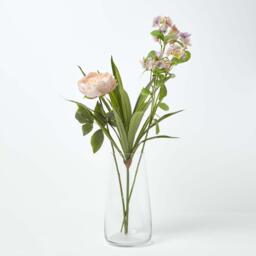 Homescapes Pink Mira Blossom Flower Single Stem 77 cm - Pink - thumbnail 3
