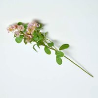 Homescapes Pink Mira Blossom Flower Single Stem 77 cm - Pink - thumbnail 1