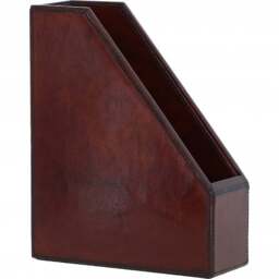 Premium Leather Handcrafted Book Holder - Chestnut - thumbnail 3