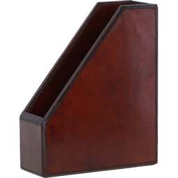 Premium Leather Handcrafted Book Holder - Chestnut - thumbnail 2
