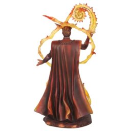 Fire Elemental Wizard Figurine Anne Stokes Collectible - Yellow - thumbnail 2