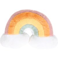 Rainbow Fur Cushion  - Multicolour - image 1