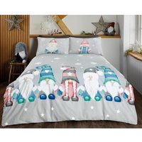 Gonk Family Duvet Cover Set - Grey / King