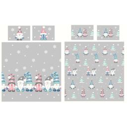 Gonk Family Duvet Cover Set - Grey / King - thumbnail 4