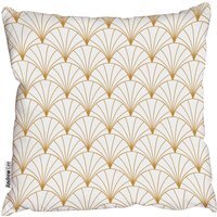 Vintage Art Deco Cushion - gold / 60cm