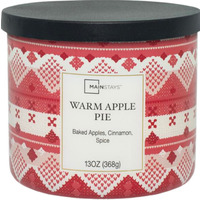 Mainstays Warm Apple Pie Scented Candle - Warm Apple Pie