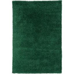 Super Soft Dark Shaggy Living Area Rug - Forest Green / 110 x 60cm - thumbnail 4