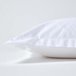 1000 Thread Count Egyptian Cotton Oxford Pillowcase - White - thumbnail 5