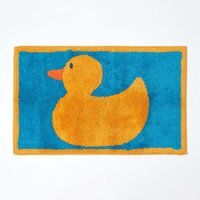Cotton Tufted Rubber Duck Childrens Rug - Yellow - image 1