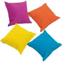 4 Pc Outdoor Rainbow Cushion Garden Bright Colours - Rainbow / 45cm - image 1
