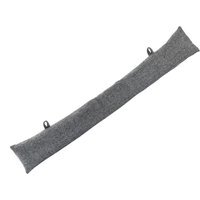 78.5cm Herringbone Draught Excluder - Grey - image 1
