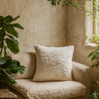 Set of 2 Tufted Cushion Covers - Cream