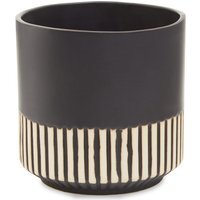 Kiso Large Ceramic Planter - Black