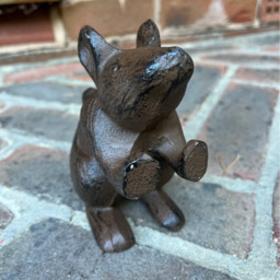 Cast Iron Mouse Decorative Doorstop - Brown / 1 - thumbnail 4
