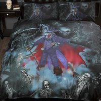 Alchemy Magistus Duvet Cover Set Gothic Skeleton  - Black / Superking - thumbnail 1