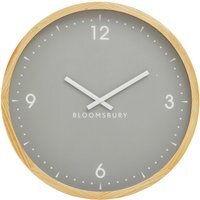 Vitus 50cm Dia Grey Wall Clock - Grey