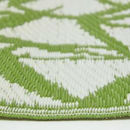 Homescapes Outdoor Rug Luxury Waterproof Reversible, Green Zena Tropical - Green / 240cm - thumbnail 5
