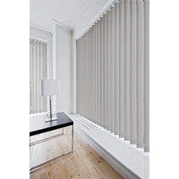 Dimout Vertical Blind Including Headrail - Grey / 180cm / 240cm - image 1