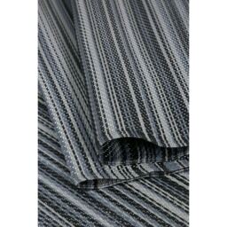 Rainbow Collection Stripped Outdoor Rug - Dark Grey / 180 x 270 cm Rectangle - thumbnail 3