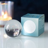 Ethereal 555 Angel Number Crystal Ball For Divine Guidance - Grey - image 1