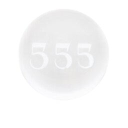 Ethereal 555 Angel Number Crystal Ball For Divine Guidance - Grey - thumbnail 2