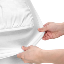 Mattress Protector Cover - White / 200cm / 150cm - thumbnail 4