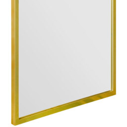 Arcus Metal Framed Arched Leaner Wall Mirror - Gold / 160cm - thumbnail 3