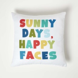 Sunny Days Outdoor Cushion 45 x 45 cm, Set of 2 - White - thumbnail 2