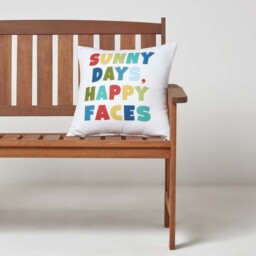 Sunny Days Outdoor Cushion 45 x 45 cm, Set of 2 - White - thumbnail 3