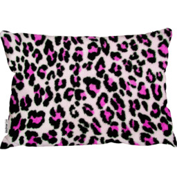 Pink and black leopard Outdoor Cushion - Pink - thumbnail 2