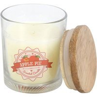 Apple Pie Scented Candle Cozy Home Fragrance Burn - Cream