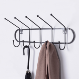 Charnwood Contemporary Iron Coat Rack  - Dark Grey - thumbnail 2