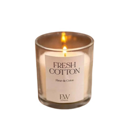 Fresh Cotton Scented Candle - Cream - thumbnail 3