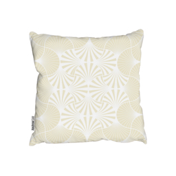 Golden Star Ornament Outdoor Cushion - Yellow / 60cm - thumbnail 2