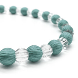 One Krystal Tieback Pair - Duck Egg - thumbnail 2