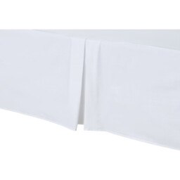 Polycotton Valance Bed Sheet - White / Double - thumbnail 3