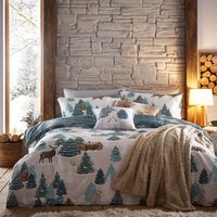 Arcticus Arctic Animal Duvet Cover Set - Blue / Double