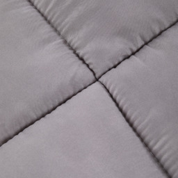 Comfortable Quilted Mattress Topper - Light Grey / Single / 200cm - thumbnail 2