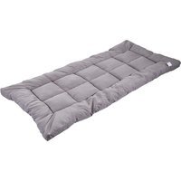 Comfortable Quilted Mattress Topper - Light Grey / Single / 200cm - thumbnail 1