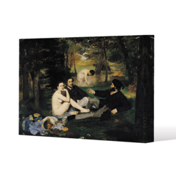Edouard Manet - Mademoiselle V  Canvas print - Black / 101cm / 152cm - thumbnail 2