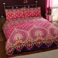 Asha Duvet Set - Ruby / Single