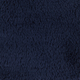 Teddy Fleece Plain Throw - Navy - thumbnail 3