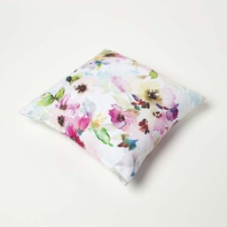 Multicolour Flowers Outdoor Cushion 45 x 45 cm, Set of 2 - White - thumbnail 5