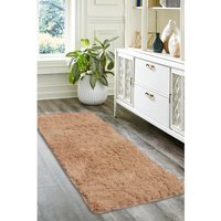Super Soft Washable Shaggy Area Rug - Champagne / 67x180cm - image 1