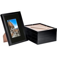"3D Shadow Box Frames with A5 Mount - A4 (8"" x 12"") - Black - Pack of 5 - Black" - image 1